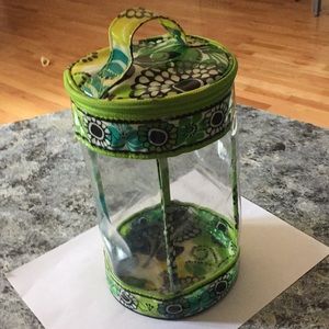 Vera Bradley Limes Up Plastic Toiletry Cylinder